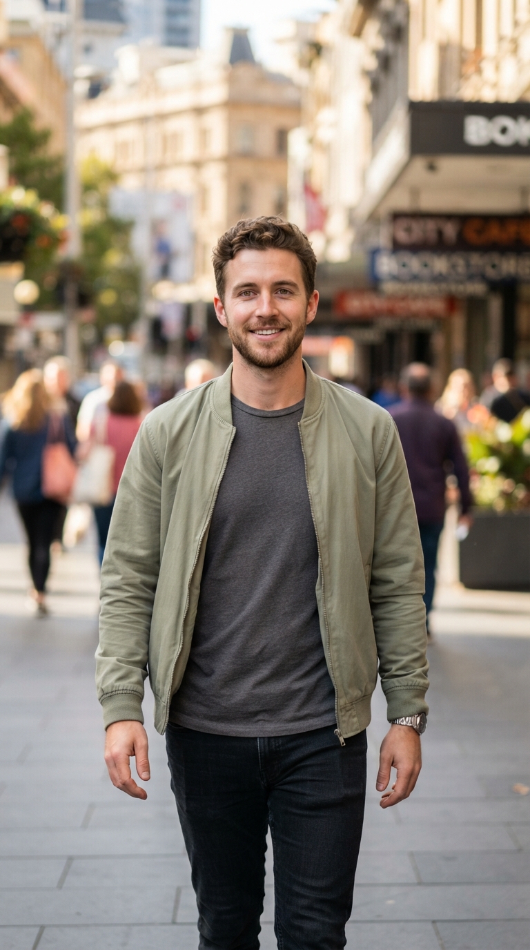 Referência Casual - Casual Masculino – Estilo Urbano